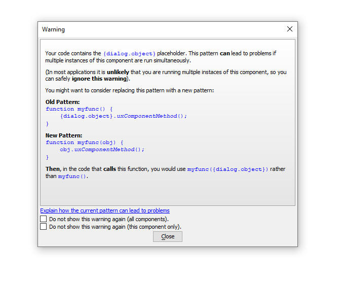 Jswarning
